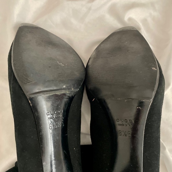 Gucci Black Suede Boots Size 8.5 - As Is, Please Read Description - Picture 10 of 14